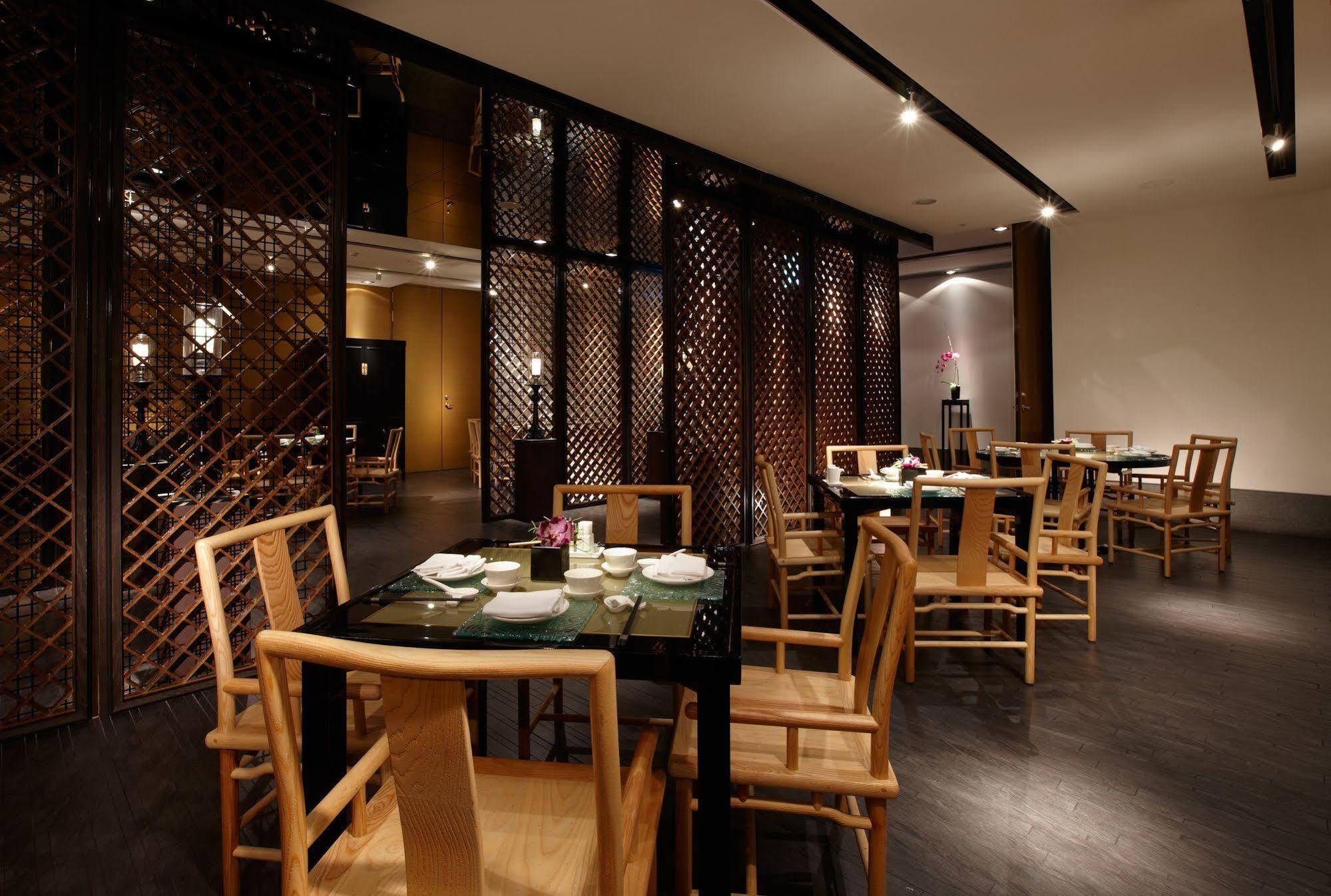 台南晶英酒店 外观 照片 Interior of the restaurant